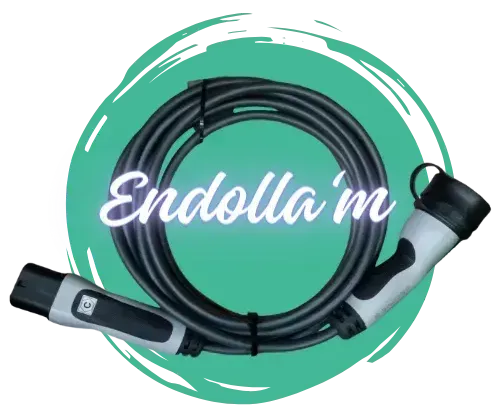Un cable de carga para vehículos eléctricos con el texto