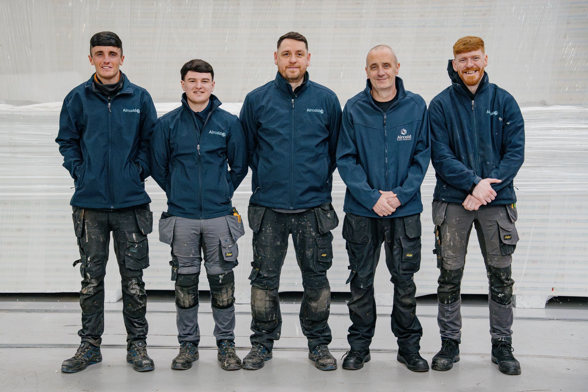 Benjamin Cleary, Artur Rasz, Philip O’Shea, Stephen Browne & Philip O’Shea - Production Team at Aircold Panel Solutions
