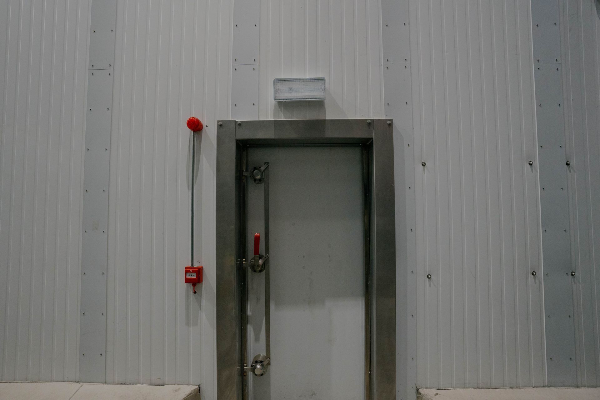 Final Phase of Advanced Freezer Room with Fire-Resistant Features for CGI by Aircold Panel Solutions.