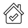 House With Check Icon — Batemans Bay, Bega, Merimbula, Eden, NSW — Reflex Roller Doors