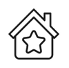 House With Star Icon — Batemans Bay, Moruya, Narooma, Bermagui, Bega, Merimbula, Tura Beach, Eden NSW — Reflex Roller Doors
