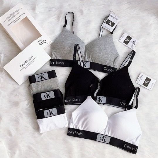 【新品上架/單品免運】CK Calvin Klein Jennie同款 成套細肩內衣  內衣 內褲 無鋼圈 可拆式內襯