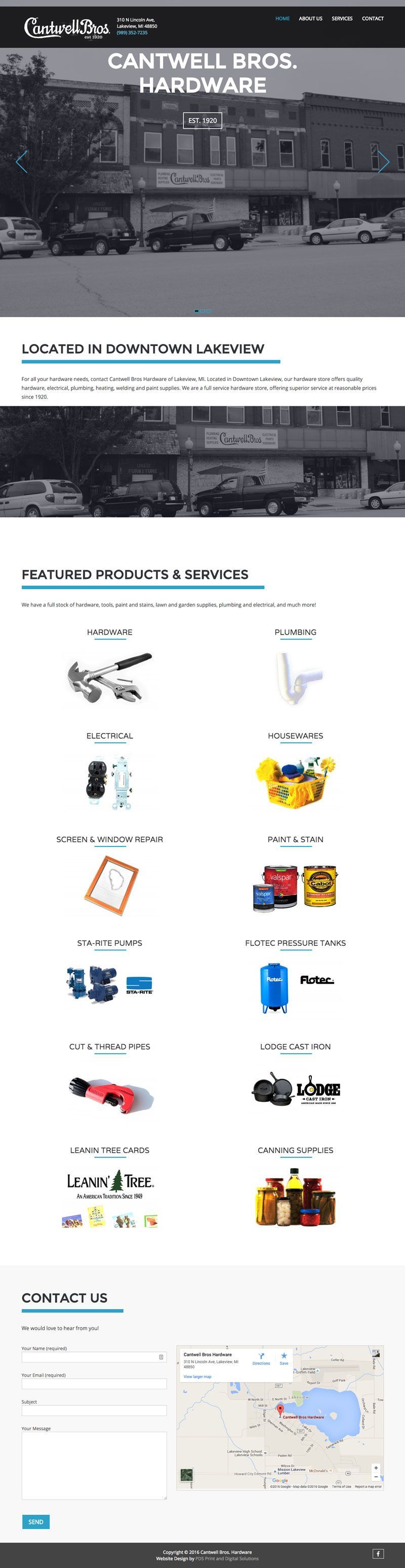 Cantwell Bros Website