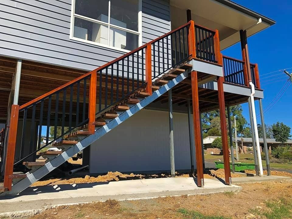 A House With Stairs Leading Up to the Second Floor — RBG Building & Maintenance in Chatsworth, QLD