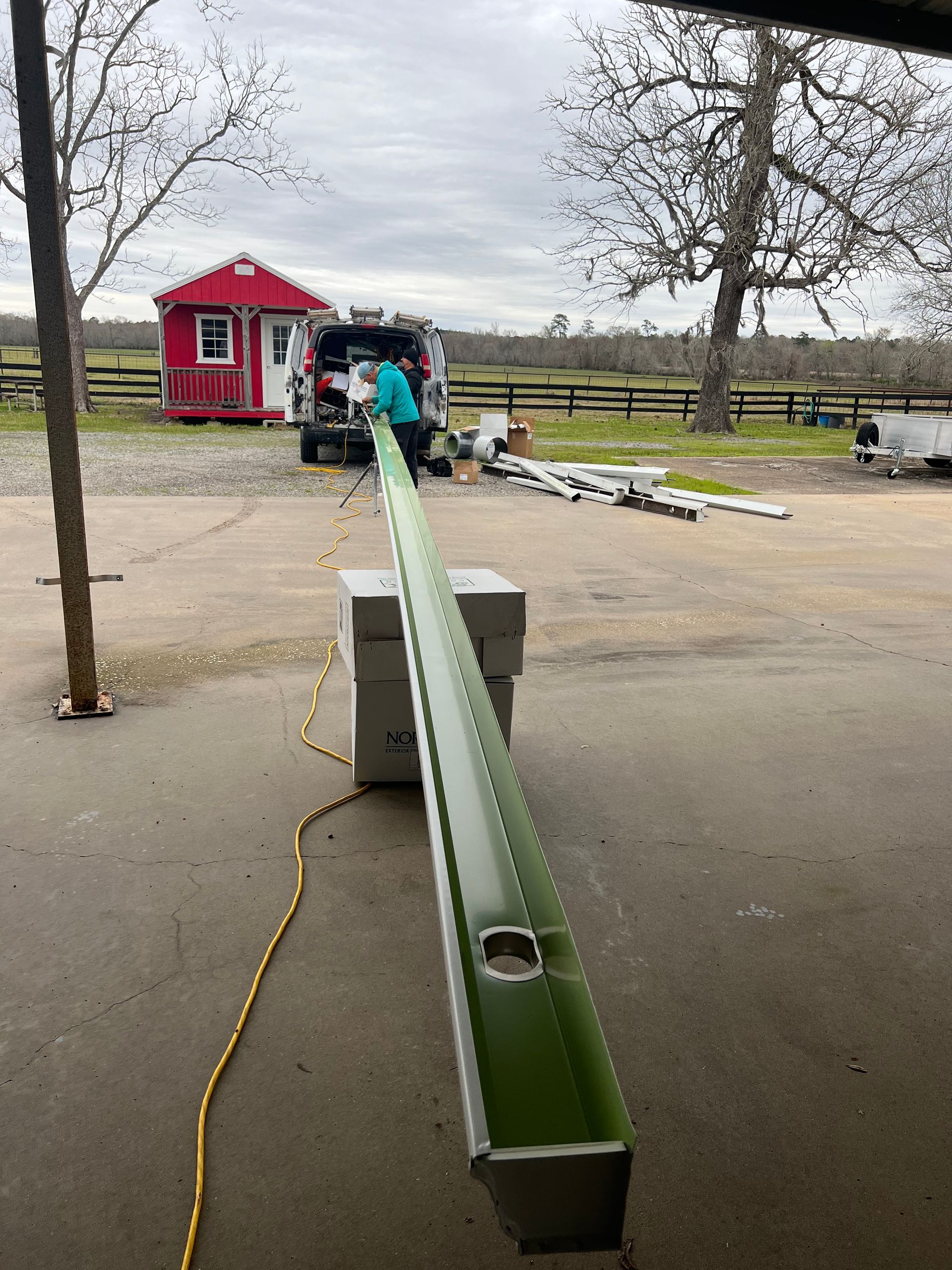 premier roofing group gutter services