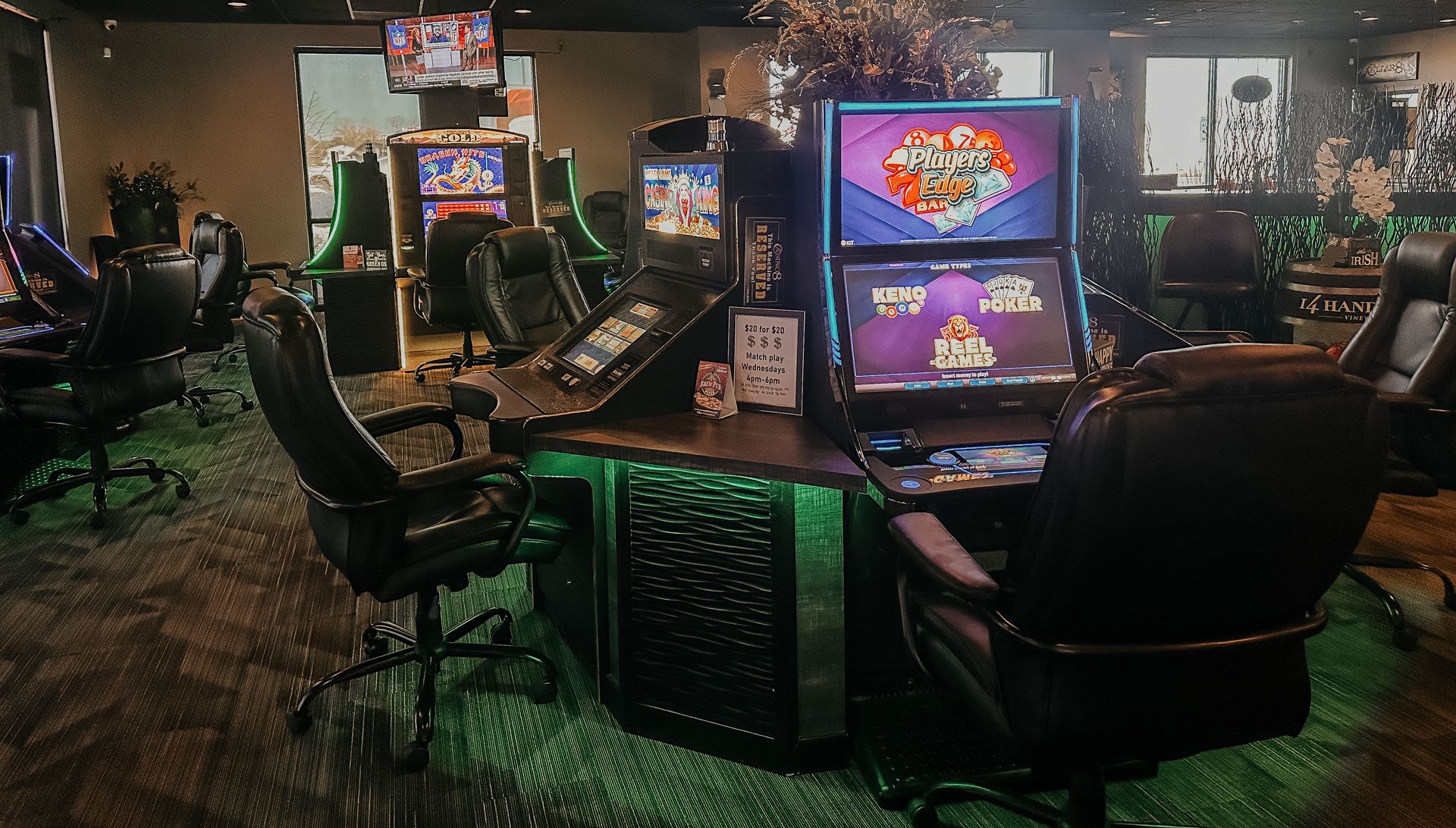 Montana gold poker keno reels logo on a white background