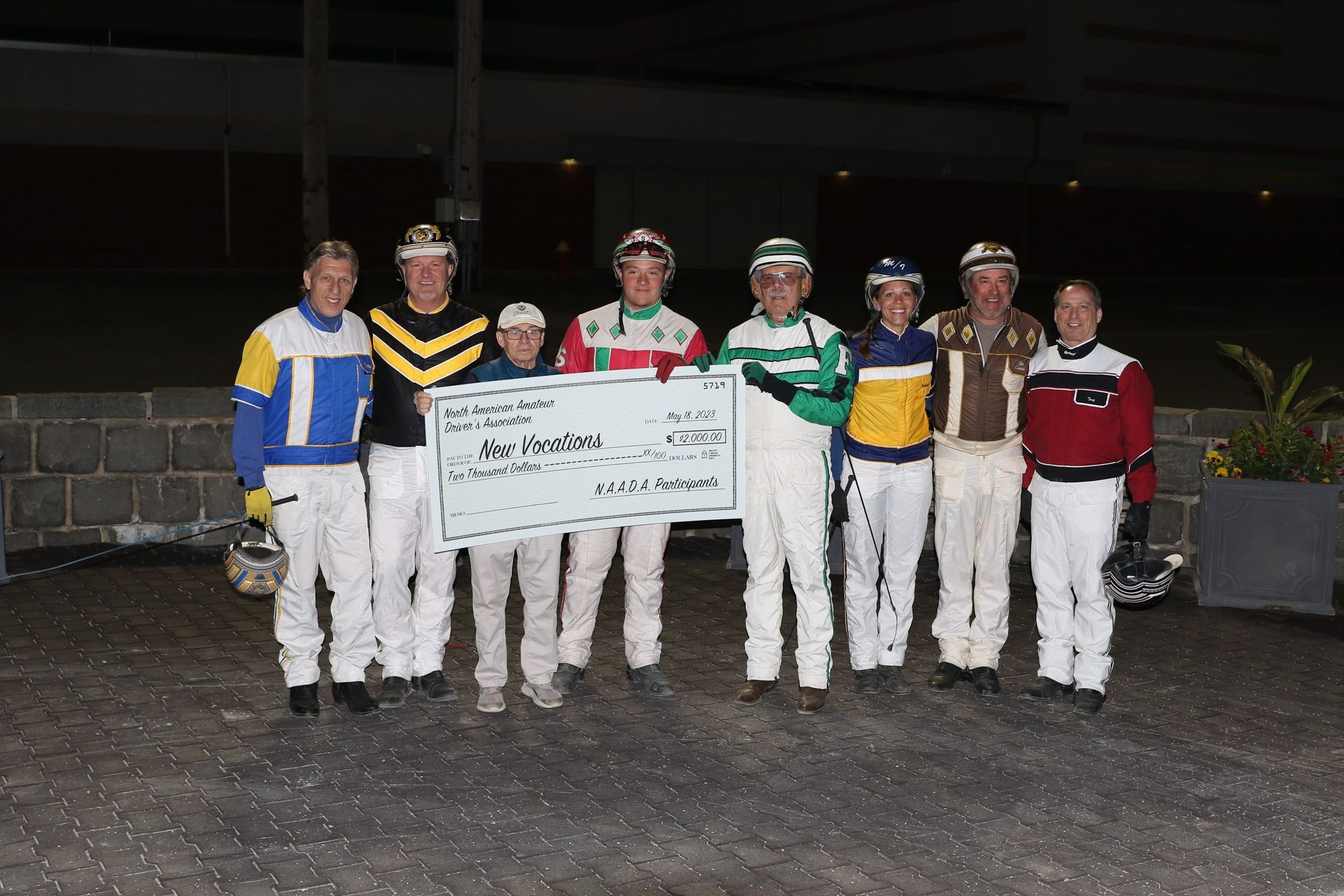 NAADA New Vocations donation check 2025