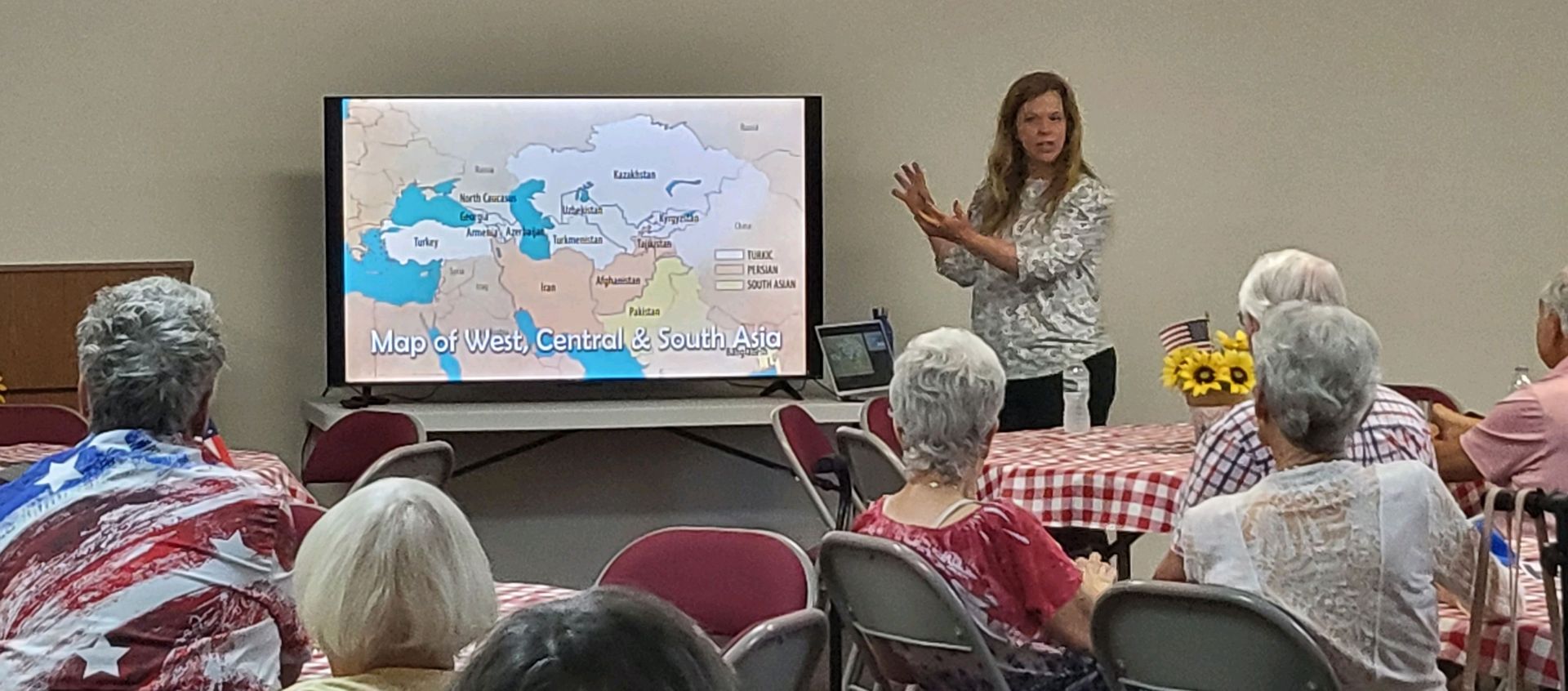 Missionary Anne Patz updates the congregation yearly with her ongoing work through Operation Mobilization.