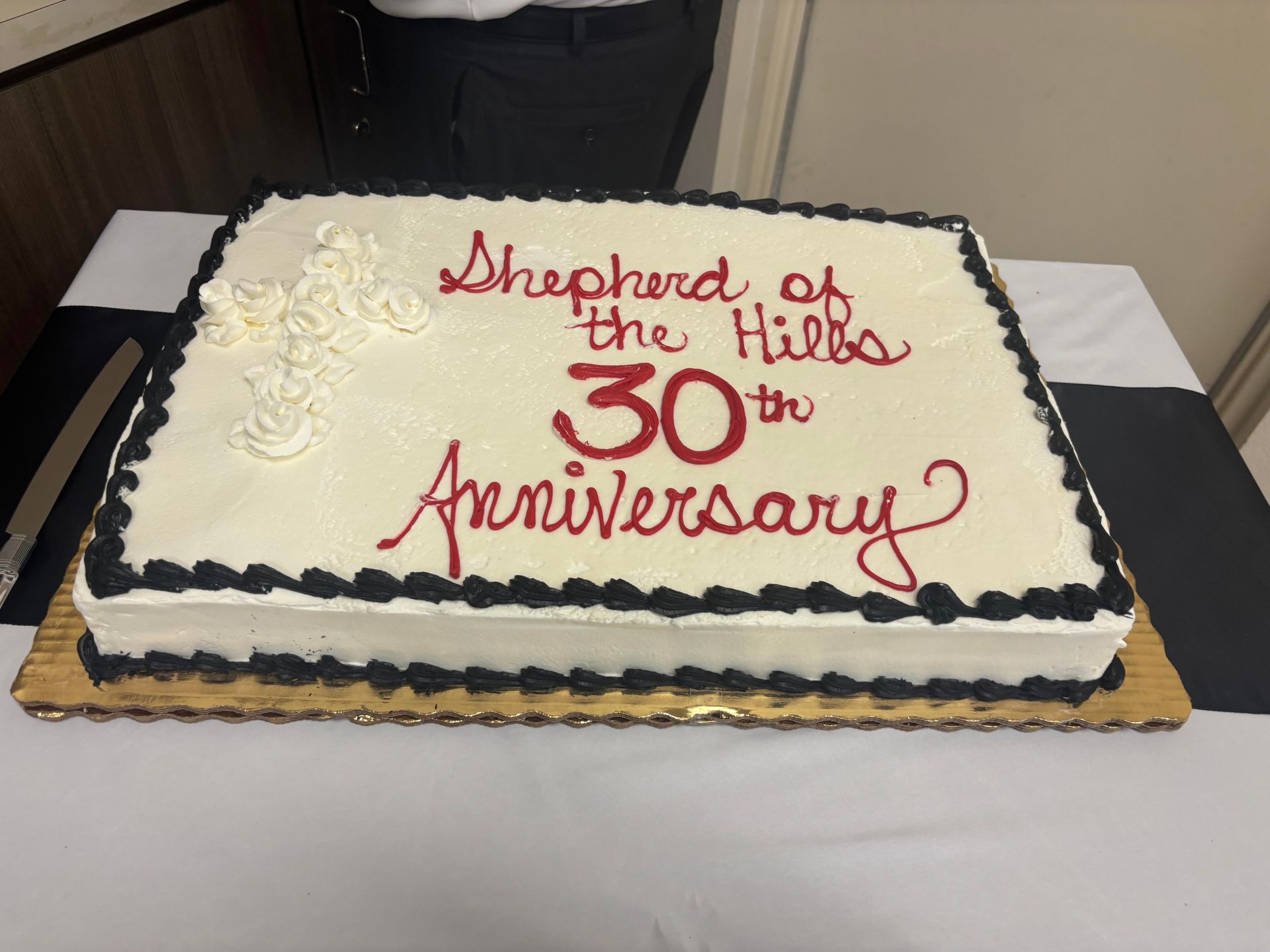 A shepherd of the hills 30th anniversary cake