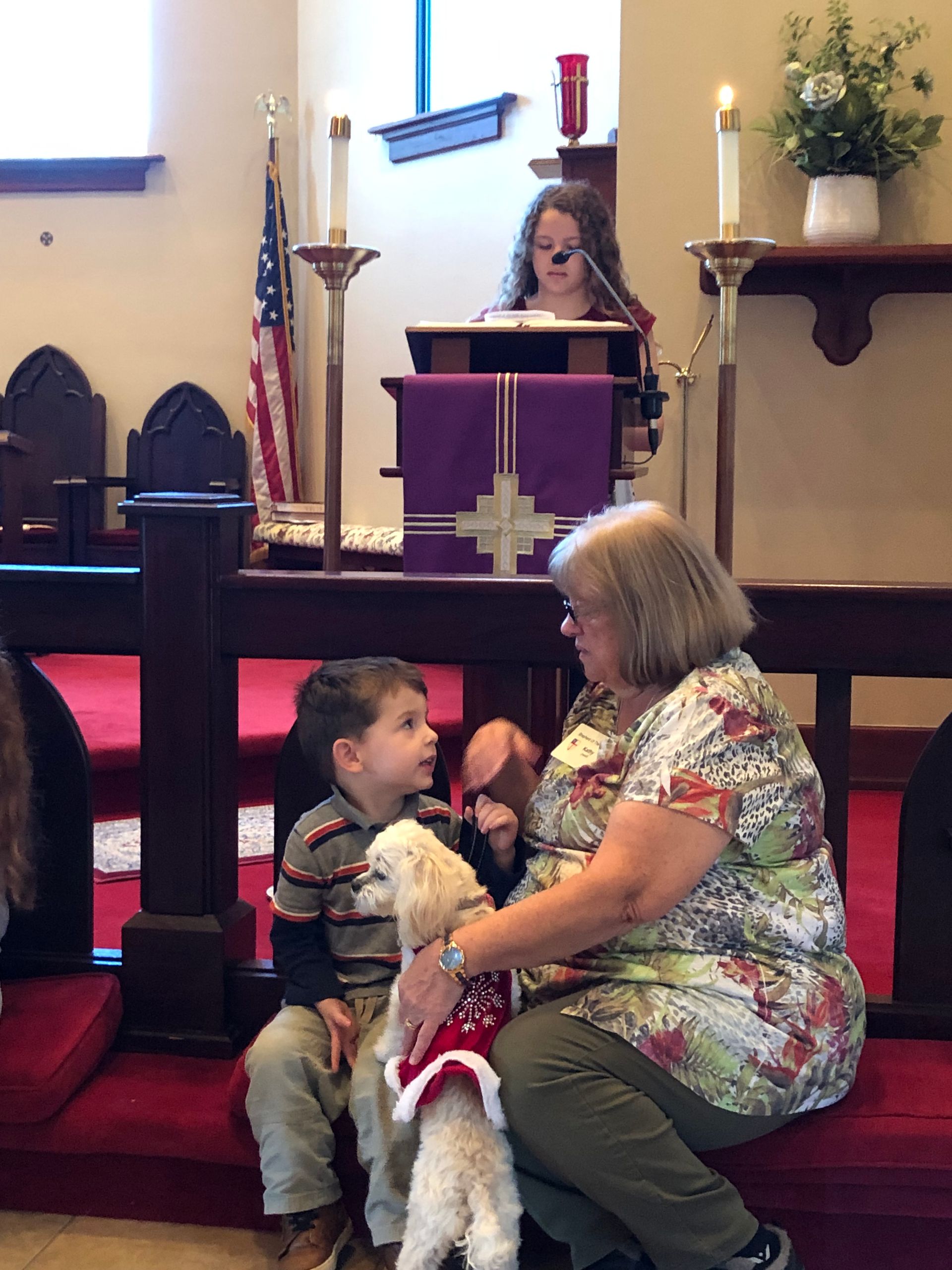All ages are encouraged to participate in worship.