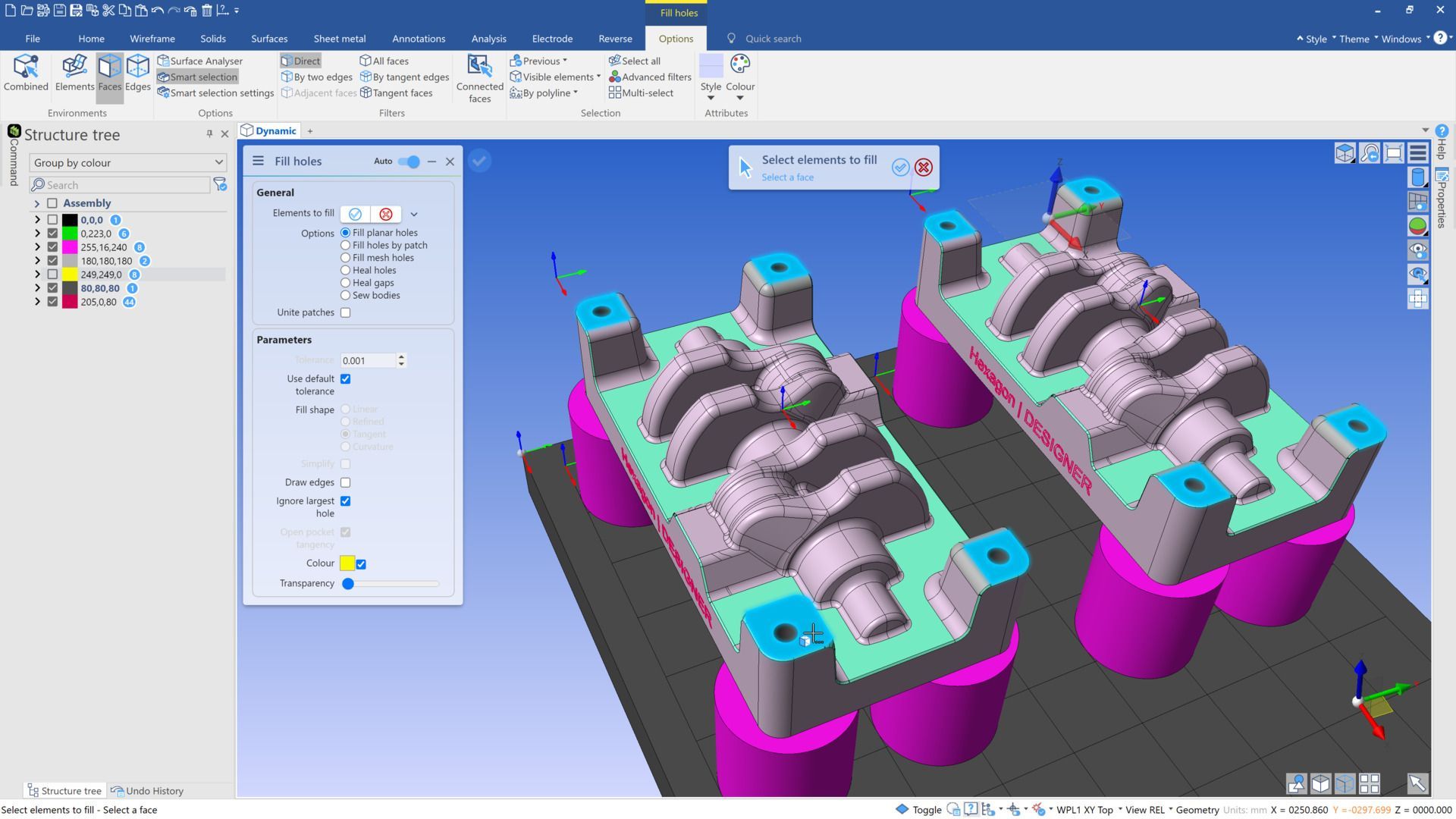 WorkNC Designer — preparazione multi-elettrodo per EDM stampi