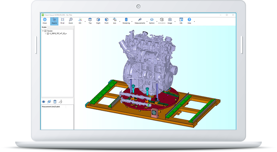 Workxplore — ispezione e visualizzazione parte industriale 3D Hexagon