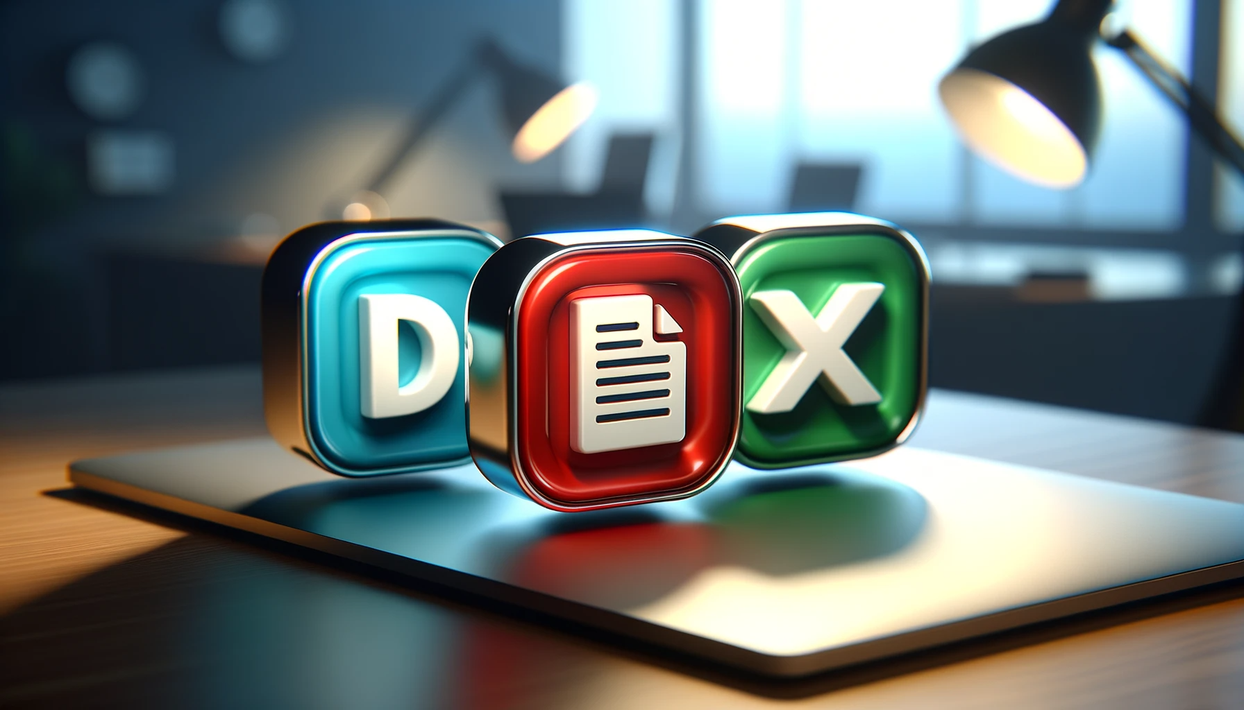 A laptop with the word dex on it