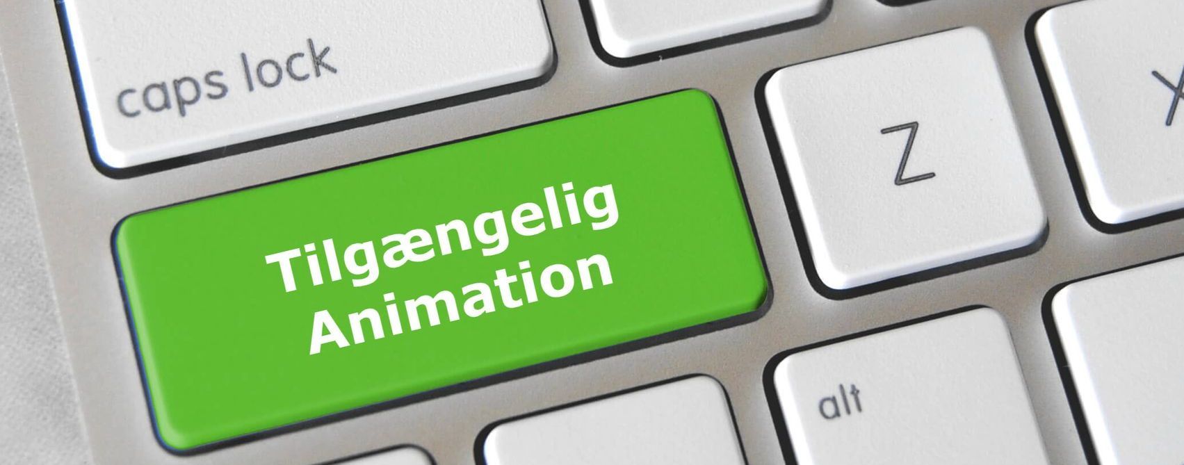 tastaturknap med tekst Tilgængelige Links
