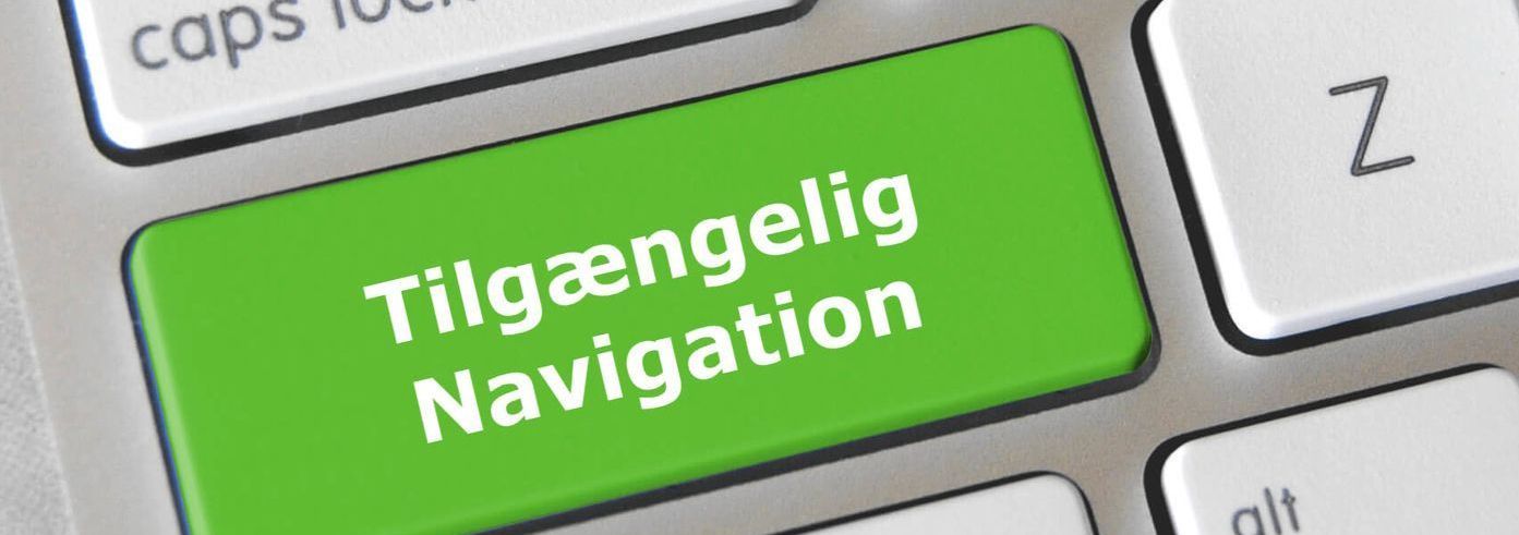 tastaturknap med tekst Tilgængelige Links