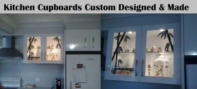 Kitchen Cupboards Custom Designed & Made — Jamisontown, NSW — Stained Glass Overlay Penrith
