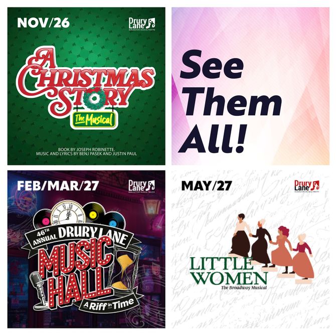 Drury Lane's 2026/27 Season Tickets include A Christmas Story, Music Hall and Little Women