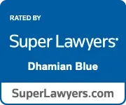 Blue Super Lawyers badge: 