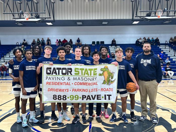 Central High School Runnin Bears team sponsor — Spring Hill, FL — Gator State Paving & Masonry CHS Runnin Bears basketball team-Spring Hill, FL — Gator State Paving & Masonry