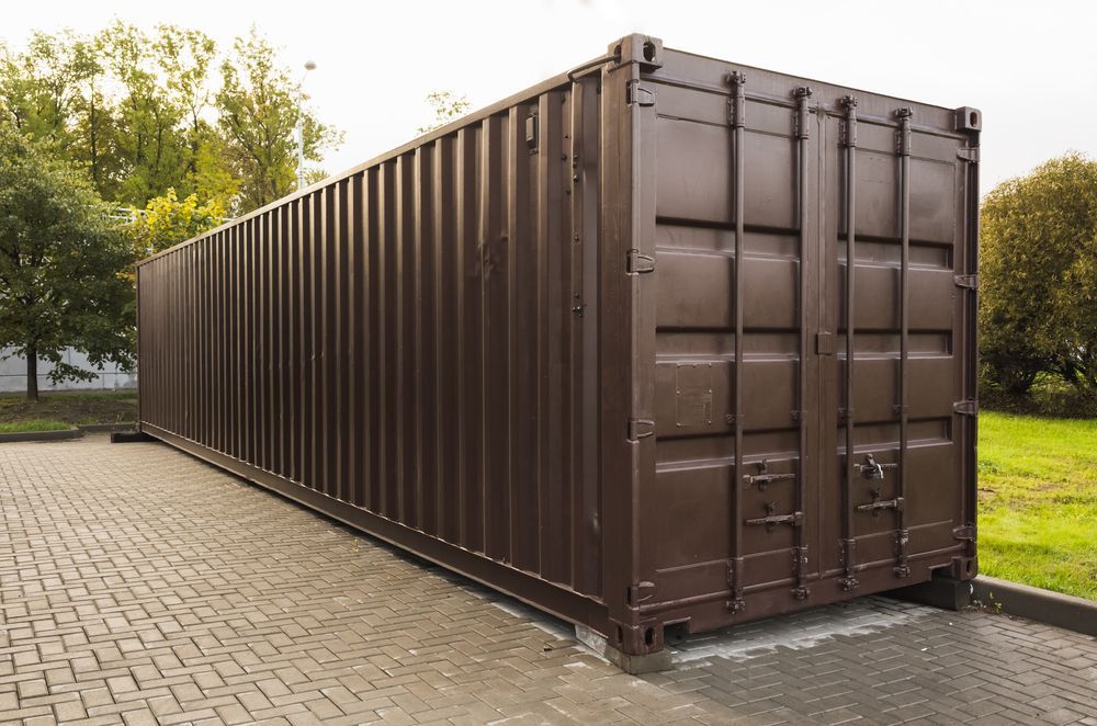 Brown Container Storage — Gordy's Furniture Removals in Bathurst, NSW