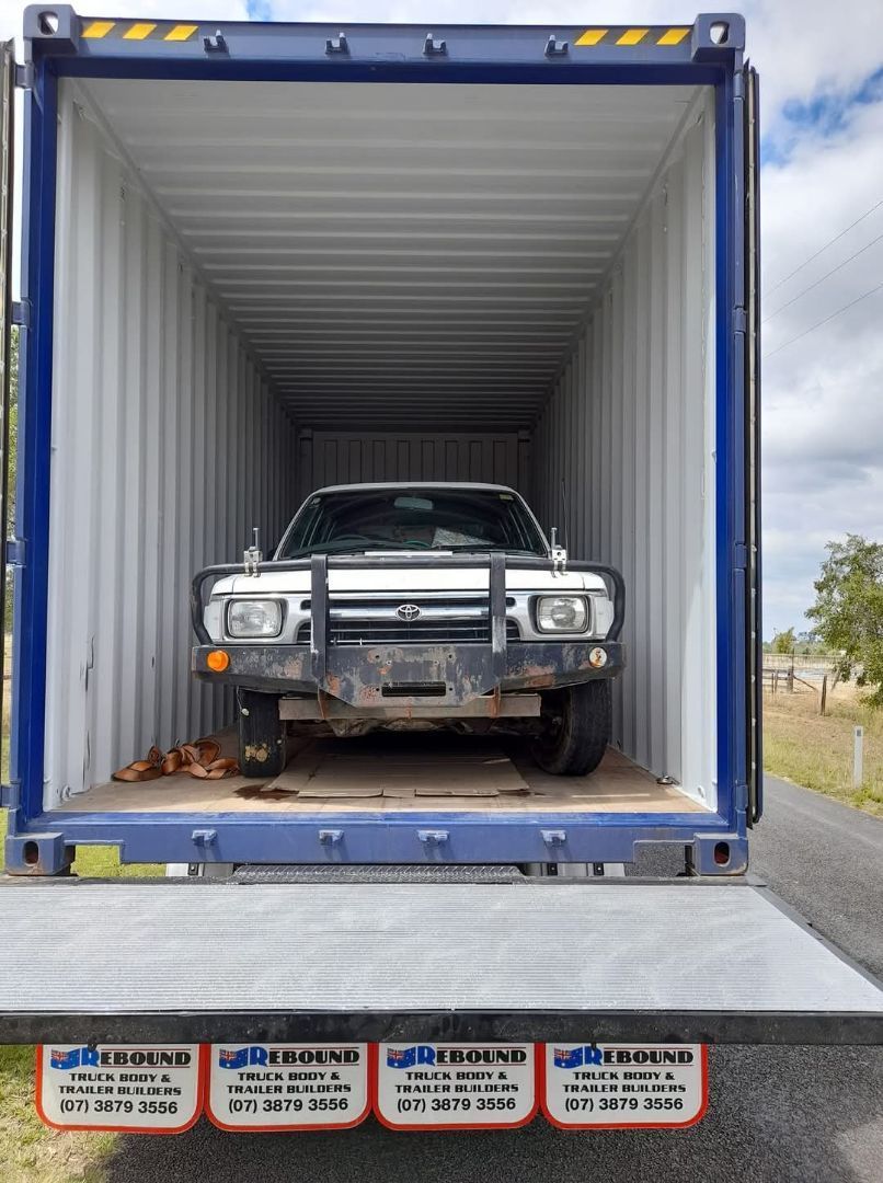 A Vehicle Being Transported — Gordy's Furniture Removals in Lithgow, NSW