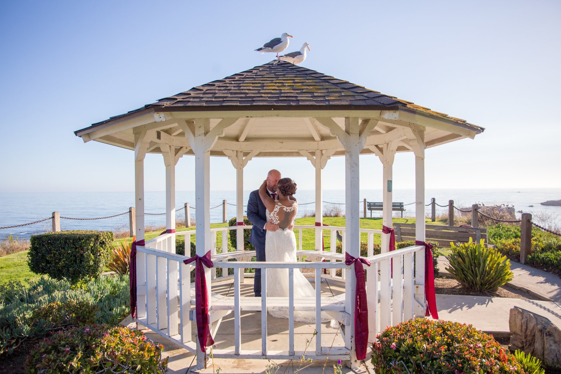 Gazebo Wedding Location Coastal California Weddings