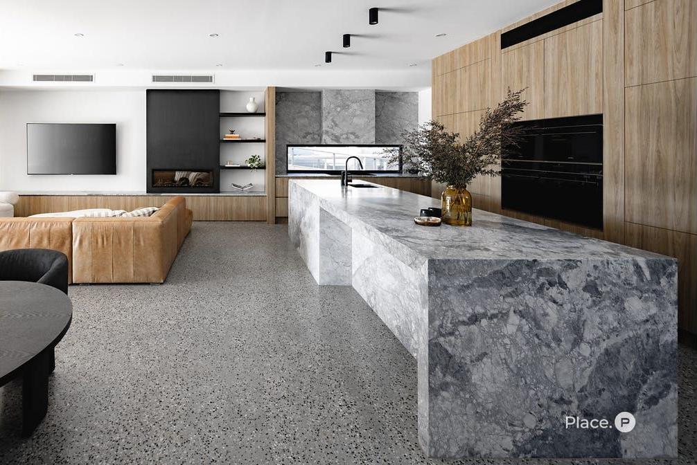 Modern Kitchen With White Cabinets — Foreshore Kitchens in Coolum, QLD