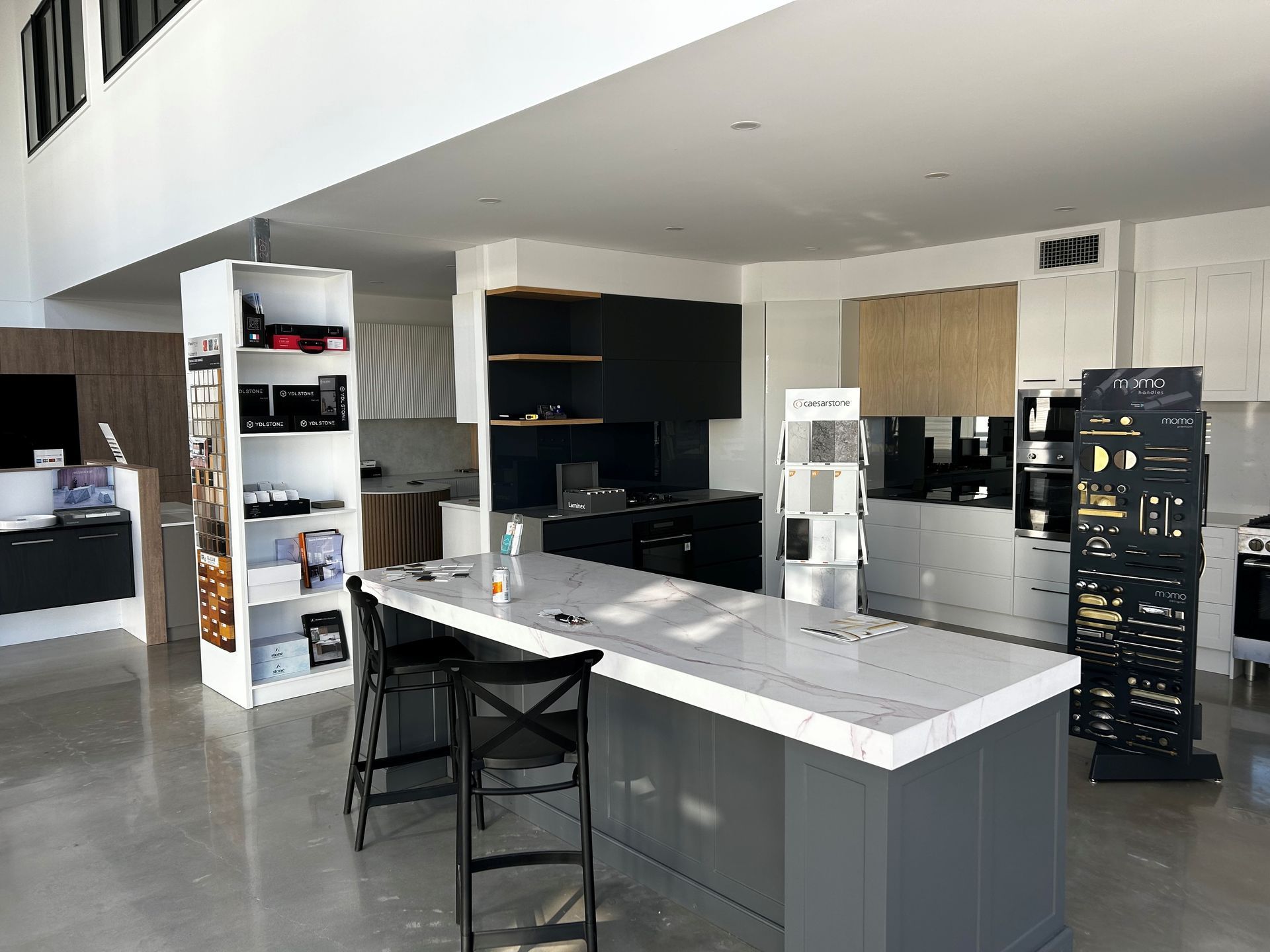 A Showroom Display Featuring a Kitchen Island — Foreshore Kitchens in Maroochydore, QLD