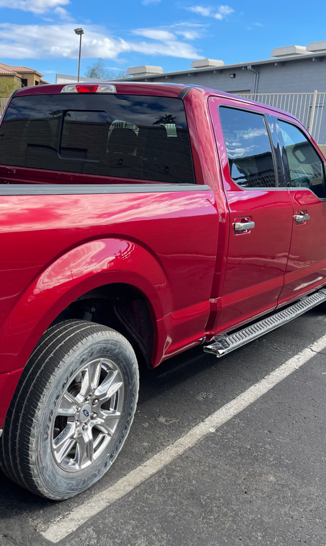 truck side damage after