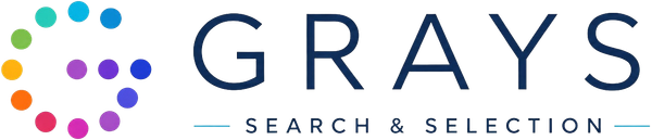Grays Search and Selection Logo Colour and Black