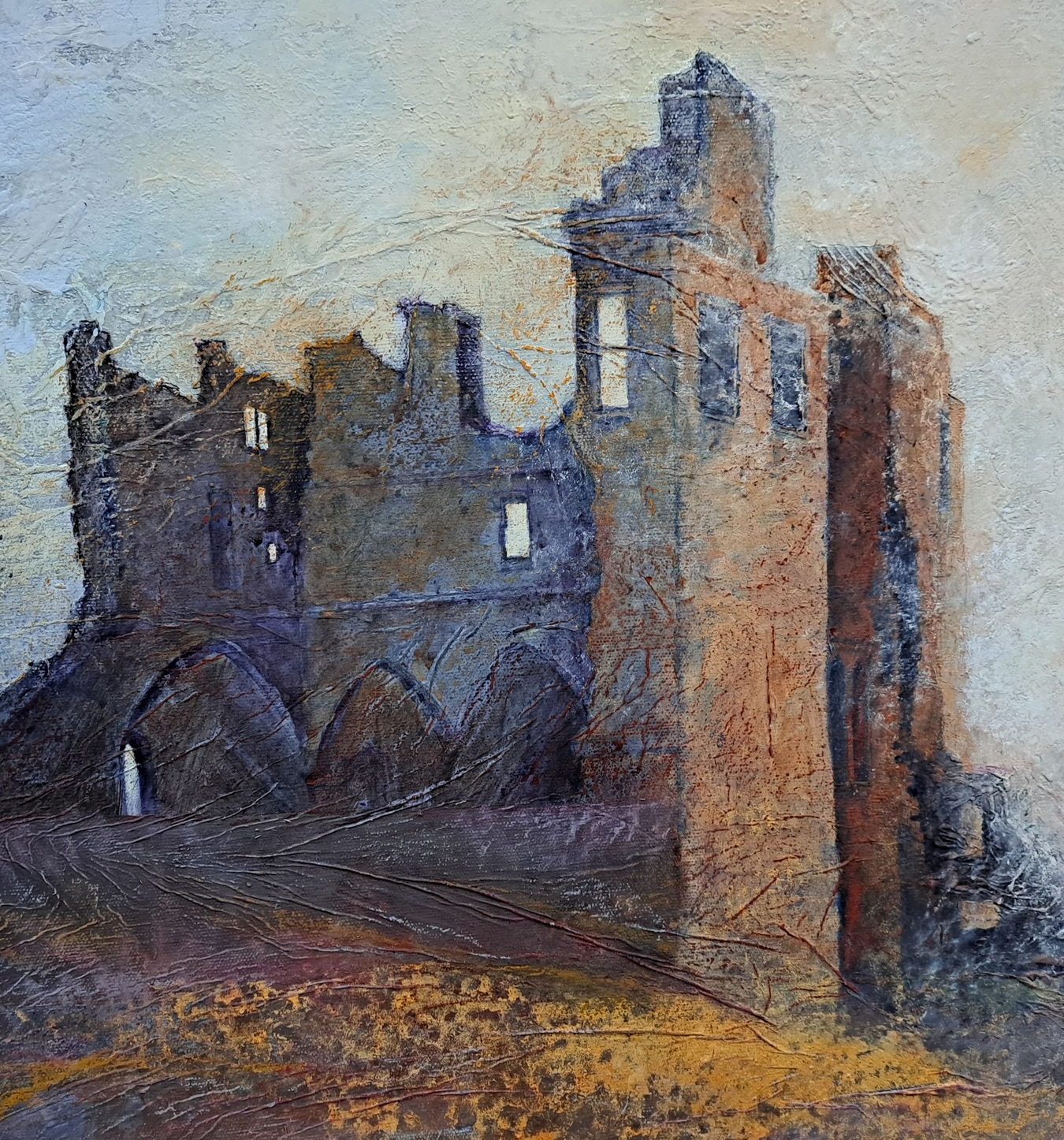 Ashby Castle painting