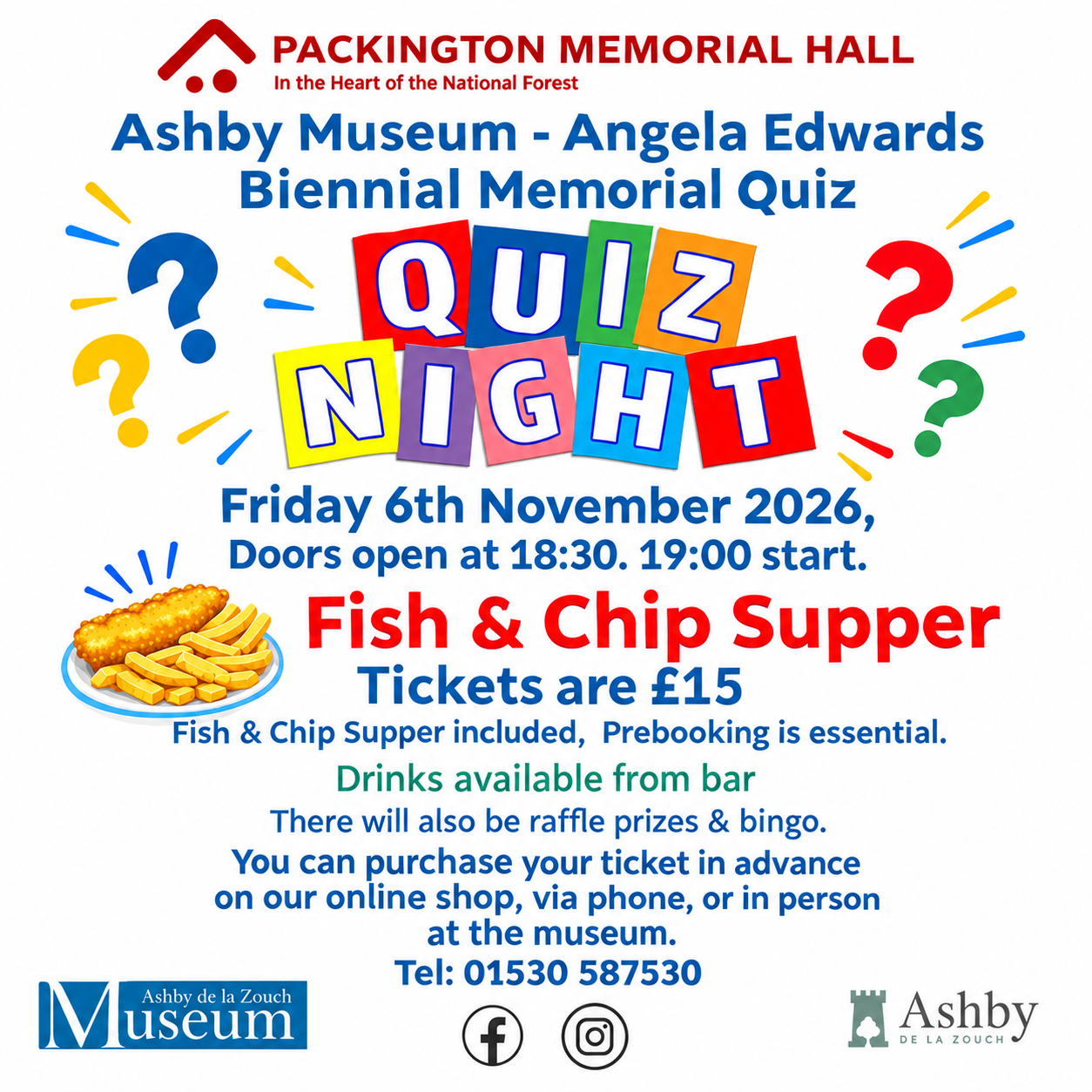 Ticket for Angela Edwards Memorial Quiz Night