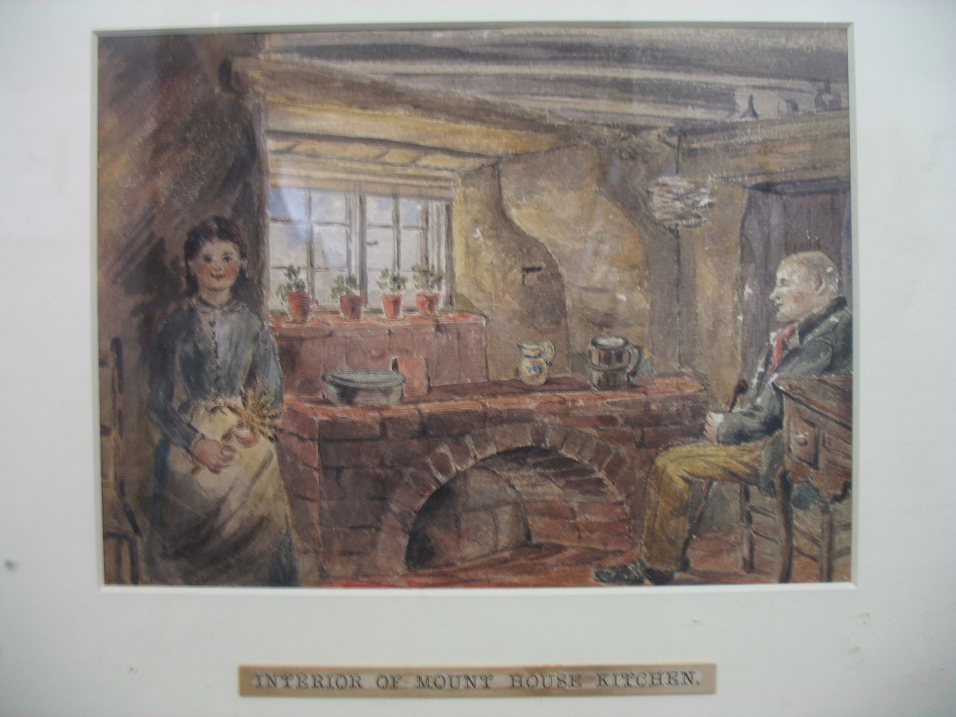 Painting of the Interior of Mount House Kitchen