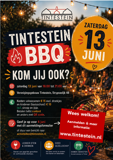 Tintestein BBQ 13 juni