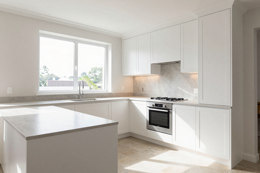 Finished kitchen renovation by E&E Elite Remodeling