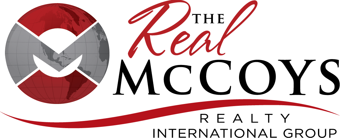 The logo for the real mccoys realty international group