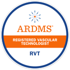 ARDMS RVT credential badge icon