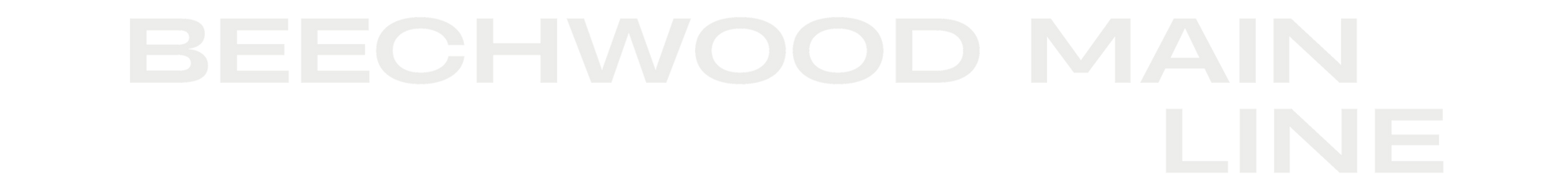 "BEECHWOOD MAIN LINE" text.