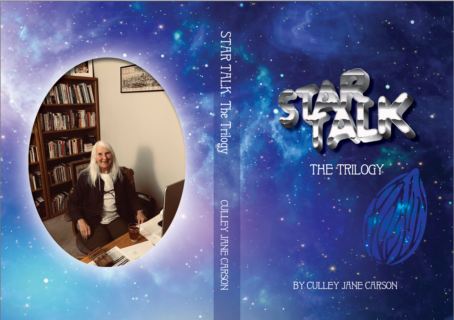 The cover of a book called star talk the trilogy