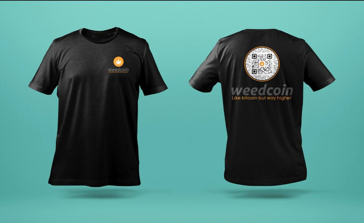 Weedcoin OG Tee – “Like Bitcoin but Way Higher”