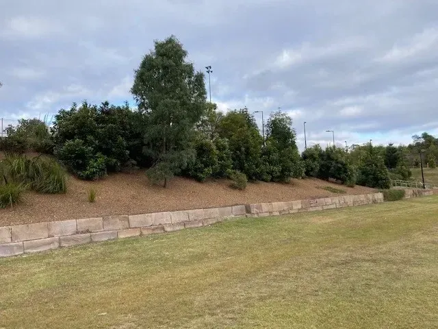 mulch blowing