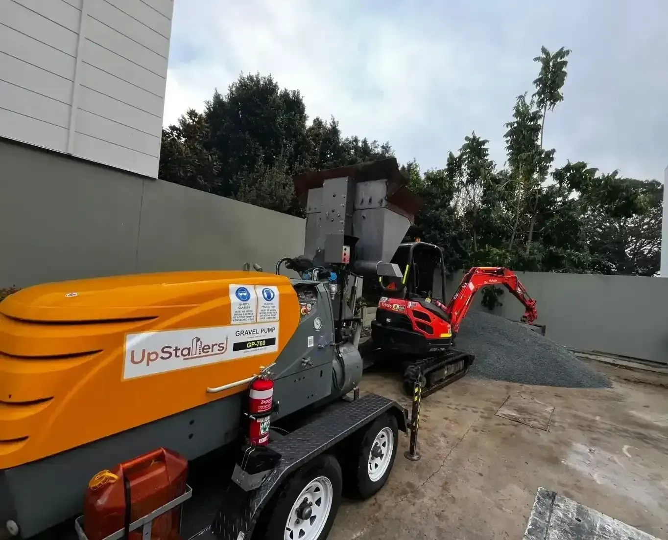 sand gravel pumping