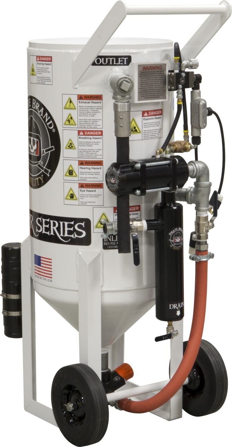 Back View of Portable Blast Machine— Houston, TX — T-Tex Industries LLC GP