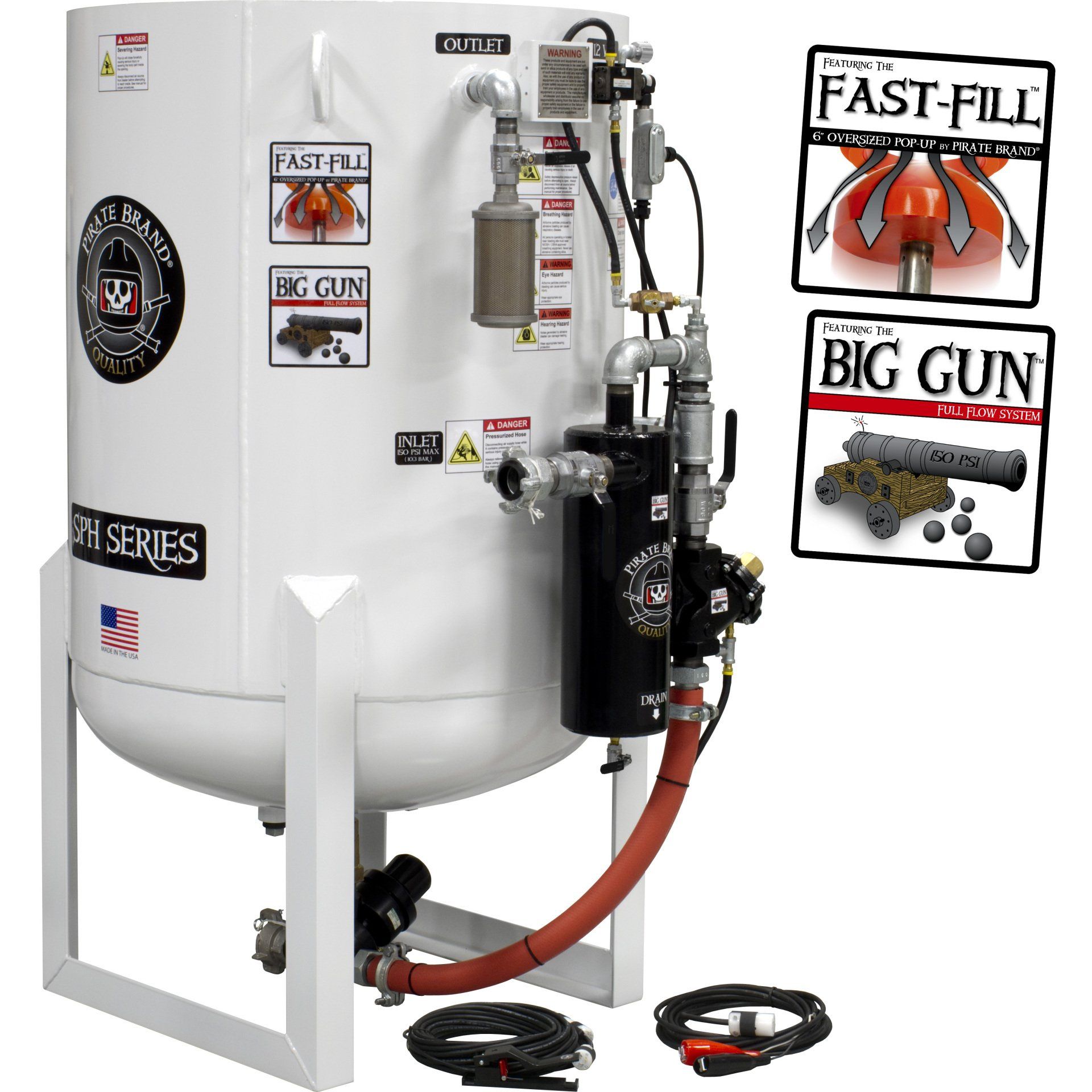 20.5 S-Series Portable Blast Machine with Two Cables — Houston, TX — T-Tex Industries LLC GP