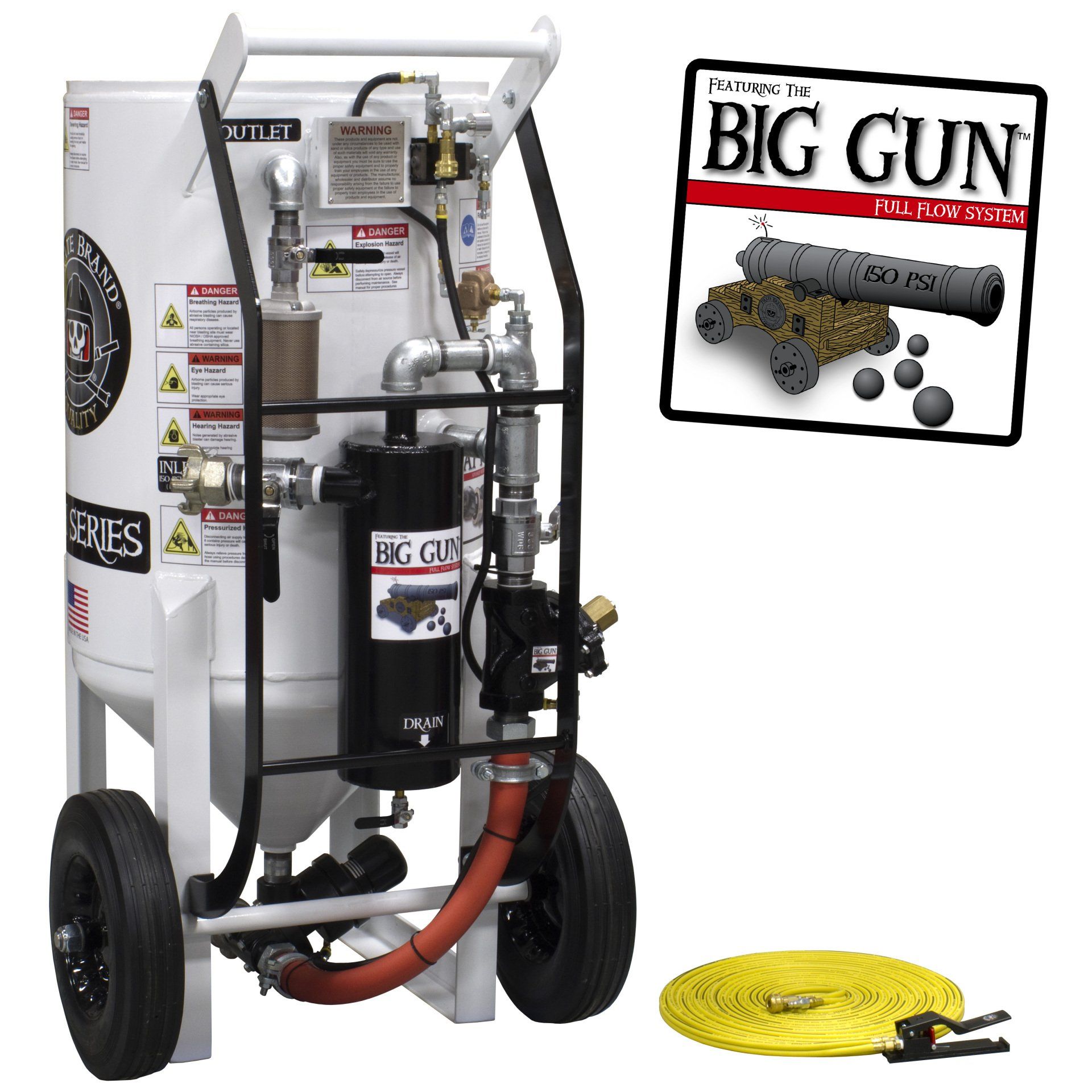 Big Gun 6.5 S-Series Portable Blast Machine — Houston, TX — T-Tex Industries LLC GP