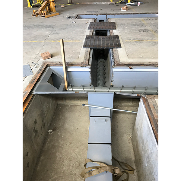 Energy Blast Room Auger Cross Section View— Houston, TX — T-Tex Industries LLC GP