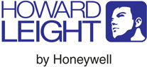 Howard Leight by Honeywell logo with a blue square and a man's face.