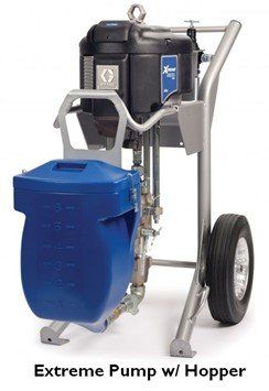 Graco Extreme Pump with Hopper— Houston, TX — T-Tex Industries LLC GP