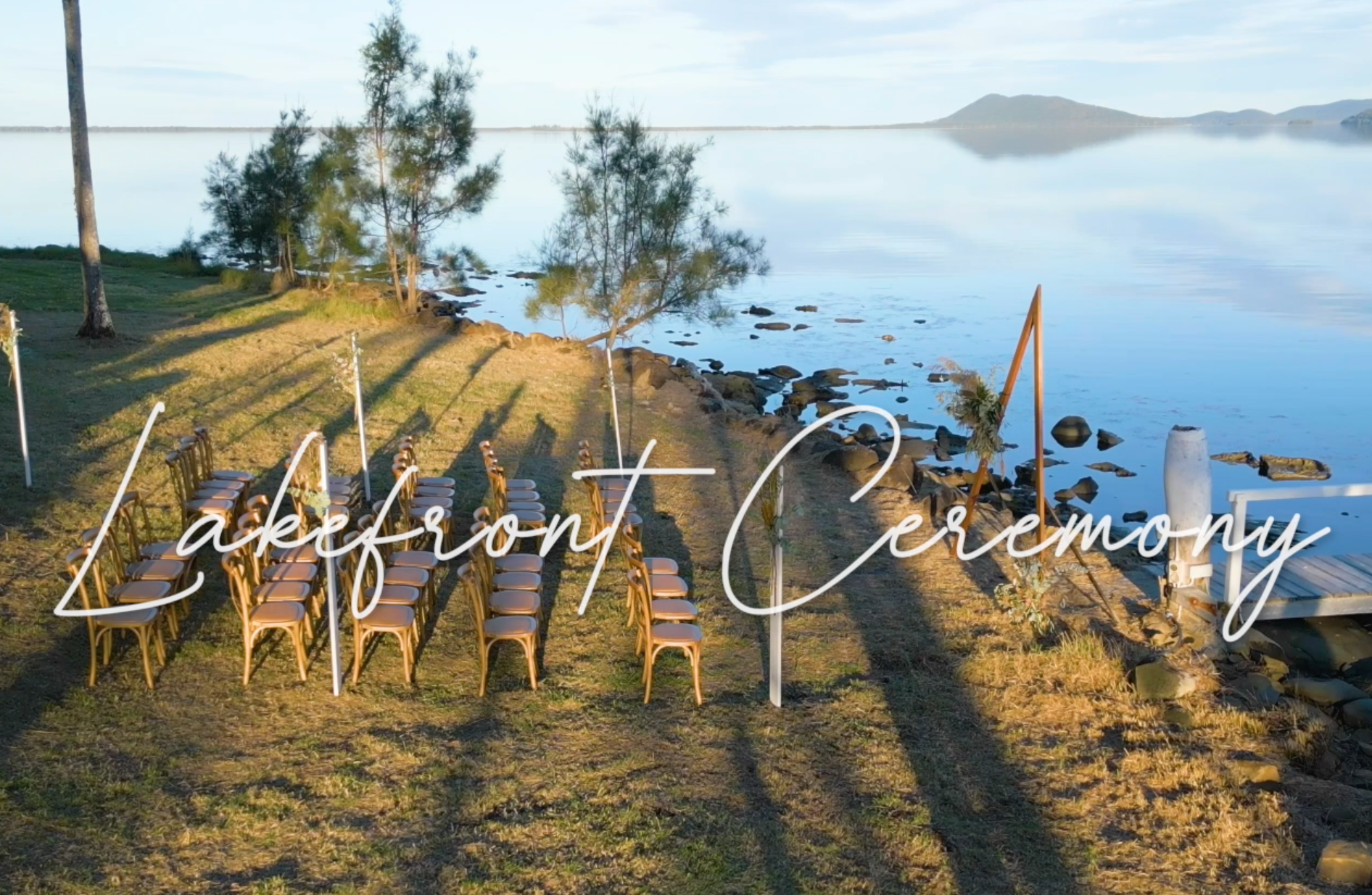 Lakefront Wedding The Moorings Lakehouse, image size:1892x1234