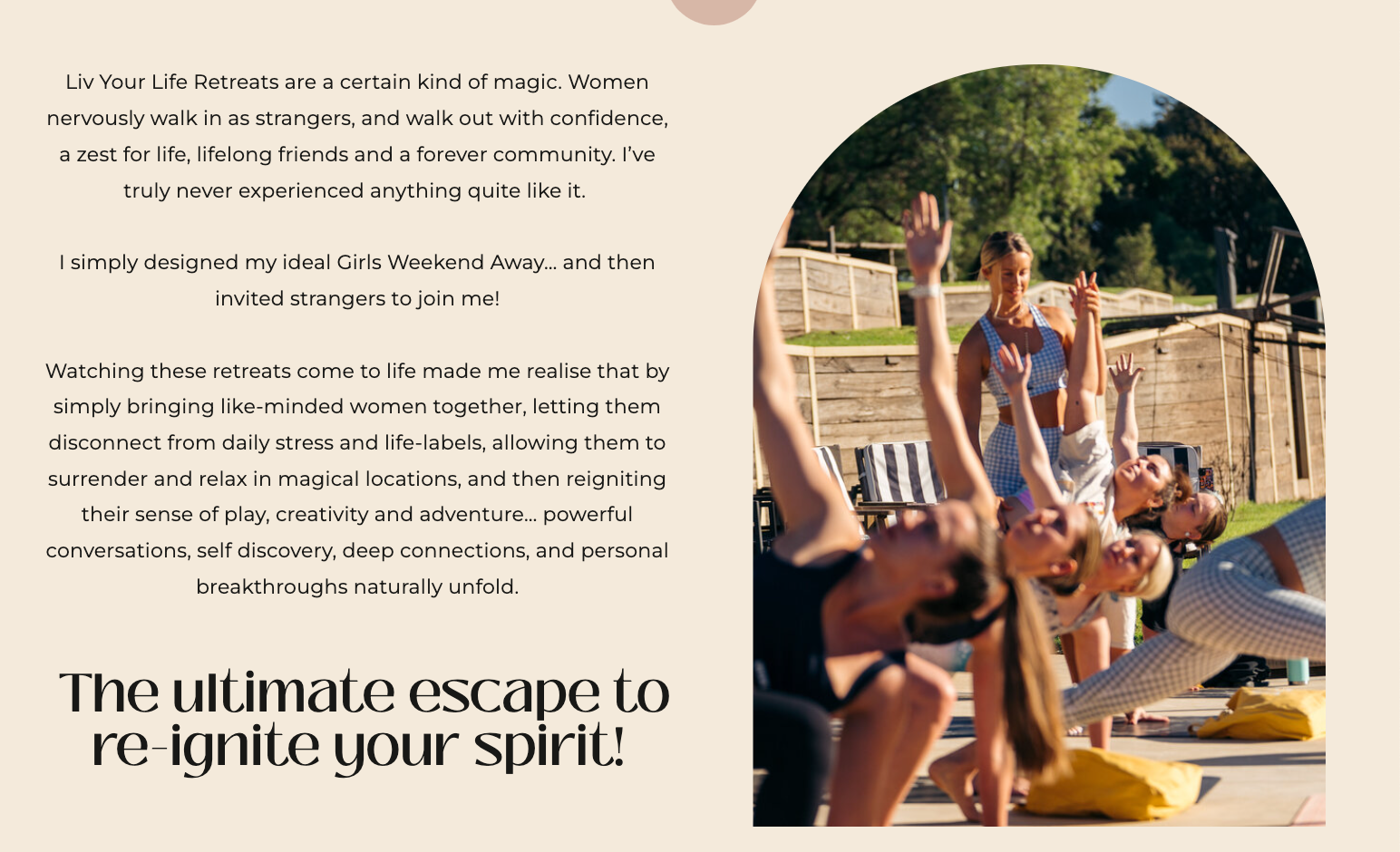 A group of people are doing yoga in a park.